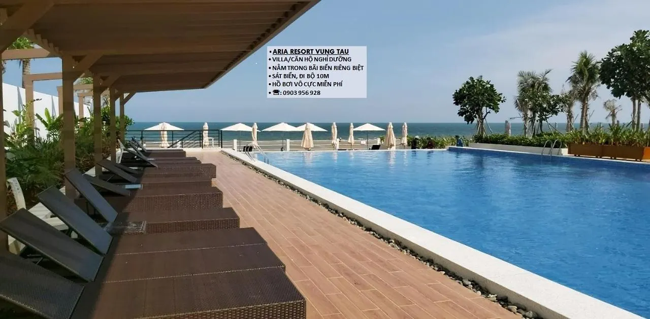 Aria Resort-Free Swimming Pool, Relax By Sea Ho Boi Mien Phi Va Bai Tam Rieng, 40M Ra Bien Vung Tau 0*,